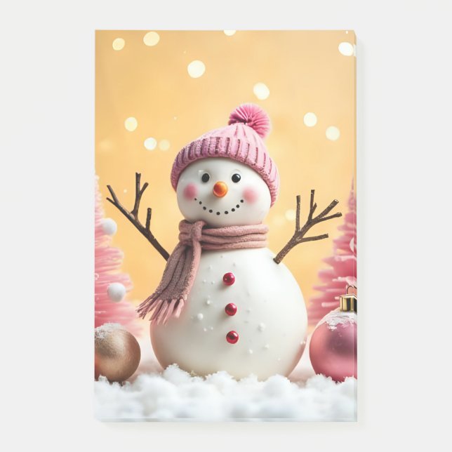 Bloco De Notas Pastel Christmas - Post-It Notes (Frente)