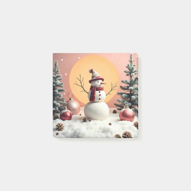 Bloco De Notas Pastel Christmas - Post-It Notes  (Frente)