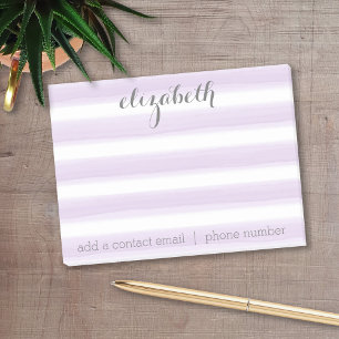 Bloco De Notas Pastel Lilac e Suite de Papel para Cinzas