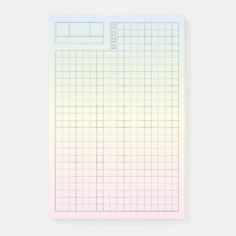 Pastel Soft Fauxbonichi Daily Planner GRID