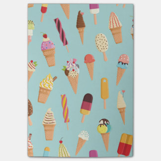 Bloco De Notas Pastels do sorvete