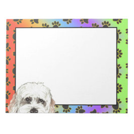 Bloco De Notas Pata de cão colorida de Bolonha