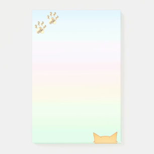 Bloco De Notas Patas de Gato Fofas