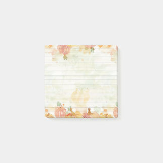 Bloco De Notas Patch de Abóbora de Aquarela