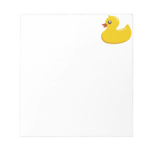 Bloco De Notas Patinho amarelo bonito