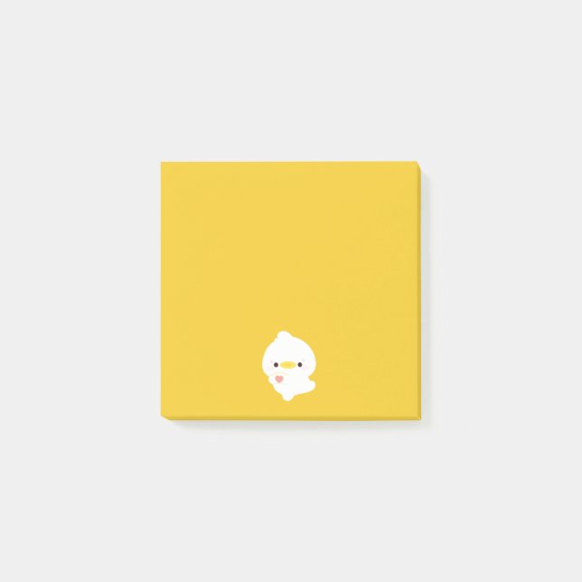 Bloco De Notas Pato de Amor Bonito (Frente)