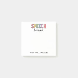 Bloco De Notas Patologista de Fala do SLP Personalizado