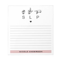 Patologista de Linguagem de SLP Personalizado ASL