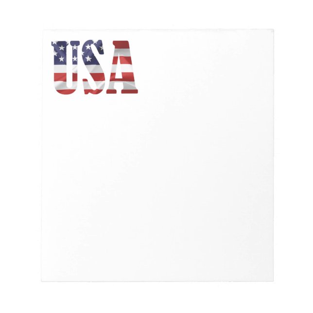 Bloco De Notas Patriótico dos EUA (Frente)