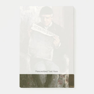 Bloco De Notas Paul Cezanne o pai do artista, lendo do "o v�