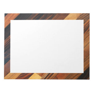 Bloco De Notas Pavimento de Madeira Diagonal