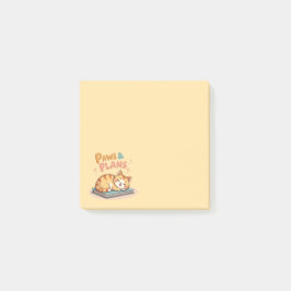 Bloco De Notas Paws & Plans Cute Kitten Post-It Notes