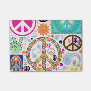 Bloco De Notas Paz & colagem de Paisley