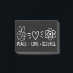 Bloco De Notas Peace Love Science<br><div class="desc">Peace Love Science</div>
