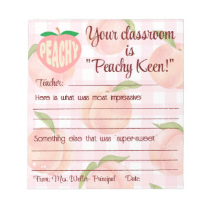 Bloco De Notas "Peachy Keen", nota positiva do diretor