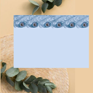 Bloco De Notas Peacock Feather