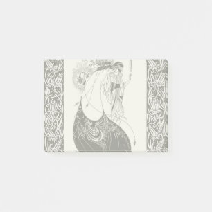 Bloco De Notas Peacock Skirt Beardsley Art Nouveau