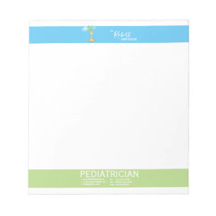 Bloco De Notas Pediatra de Girafa/Pediatra