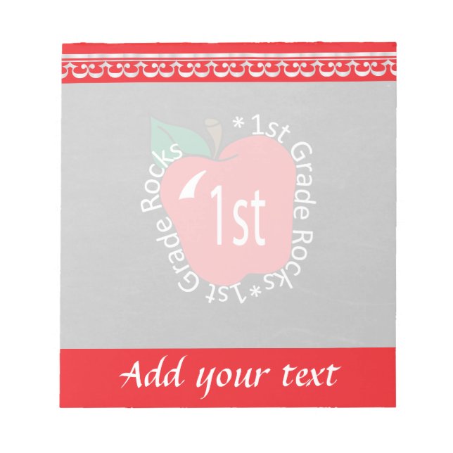 Bloco De Notas Pedra de Professores da Escola da rua (Frente)