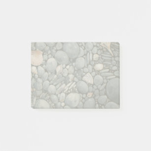Bloco De Notas Pedras de Praia Conchas Pebbles Rochas Pintura