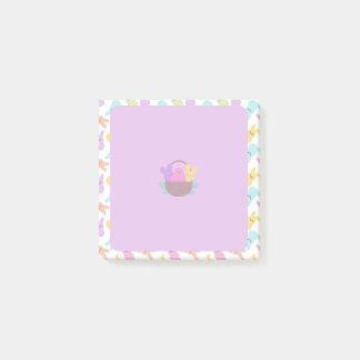 Bloco De Notas Peeps Em Uma Cesta