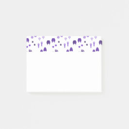 Bloco De Notas Pegadas de inverno