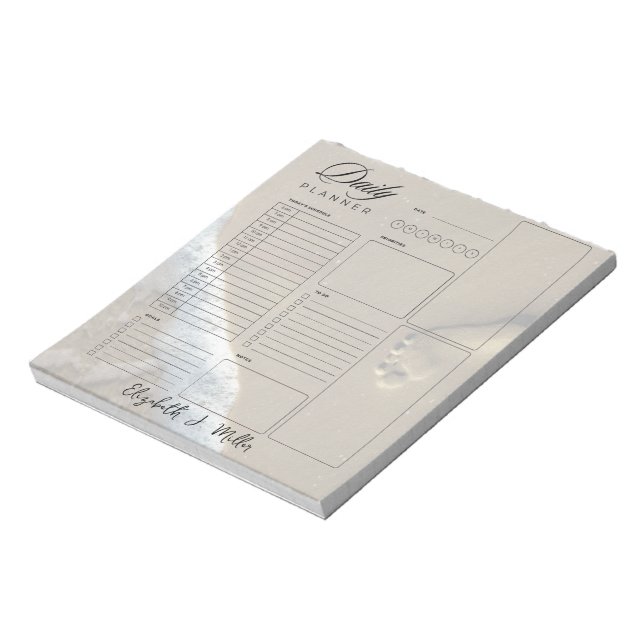 Bloco De Notas Pegadas personalizadas planilhas diárias do planej (Invertido)