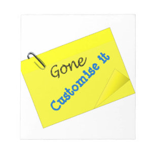 Bloco De Notas Pegajoso amarelo engraçado do humor do post-it
