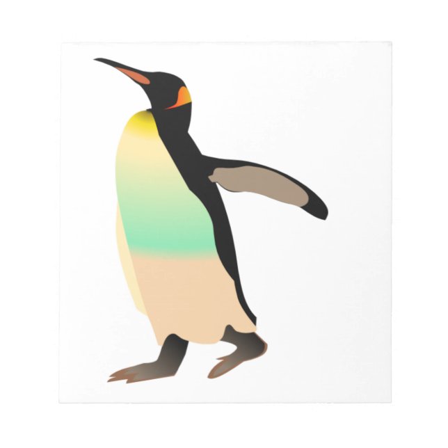 Bloco De Notas Peguin Colorido (Frente)