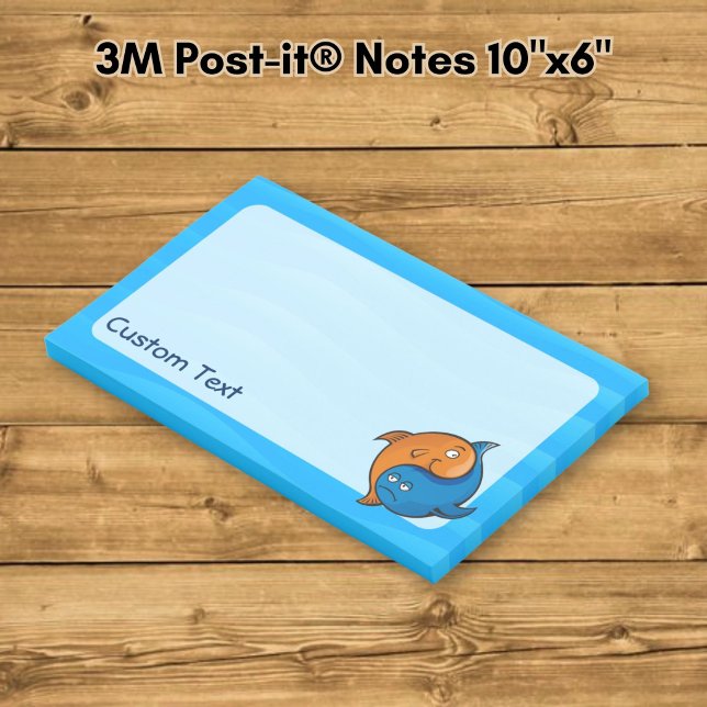 Bloco De Notas Peixe Cartoon Yin Yang (Criador carregado)