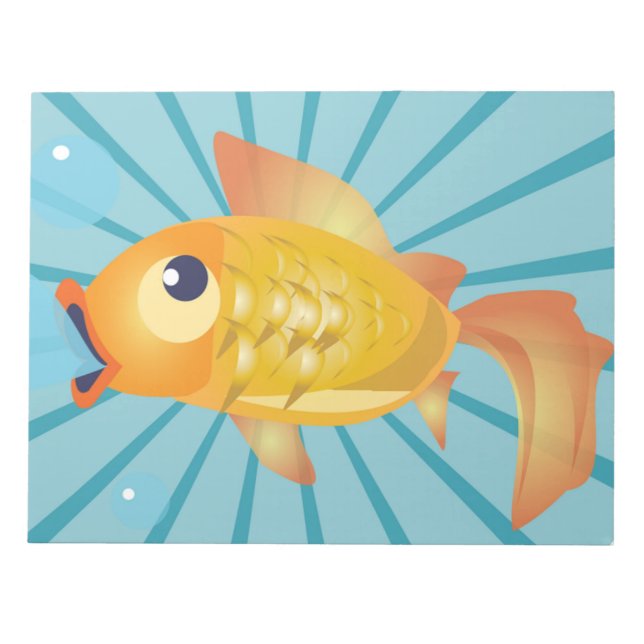 BLOCO DE NOTAS PEIXE DE OURO (Frente)