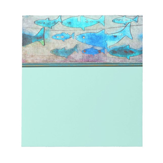 Bloco De Notas Peixe Notepad (Frente)