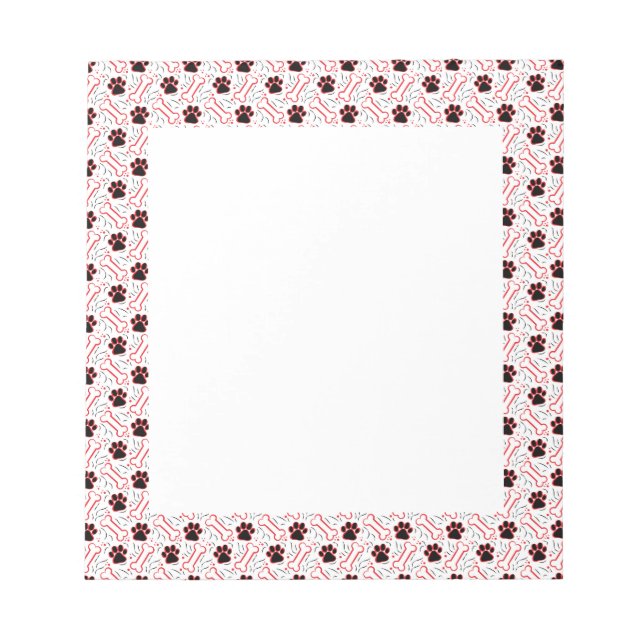 Bloco De Notas Peixes e Ossos Design Engraçado para Pássaros Cach (Frente)