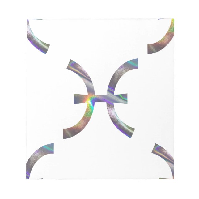 Bloco De Notas peixes hologramas (Frente)