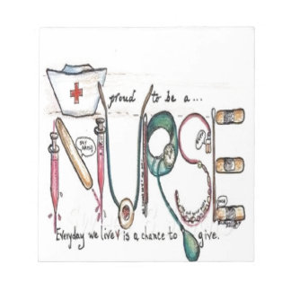 BLOCO DE NOTAS PELO AMOR DA ENFERMAGEM