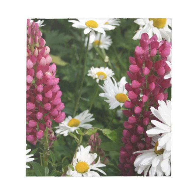 Bloco De Notas Pensamento de você flores florais (Frente)