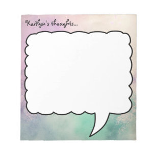 Bloco De Notas Pensou no brainstorming Dry Erase Board