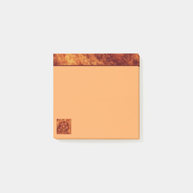 Bloco De Notas Pentáculo-Fogo (Frente)