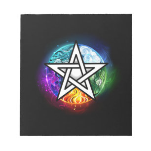 Bloco De Notas Pentagrama do Wiccan