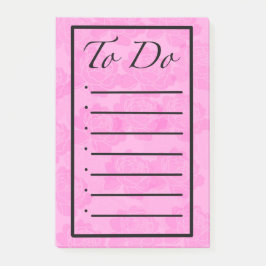 Bloco De Notas Peony To Do List Post it Notes