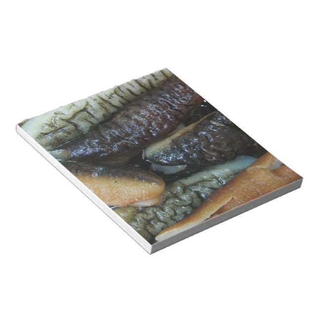 Bloco De Notas Pepino do Mar ... Comida do Mercado Yaowarat (Inclinado)