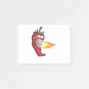 Bloco De Notas Pepper Vermelho Quente