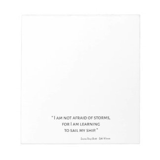 Bloco De Notas Pequenas mulheres, citando I - Estilo clássico