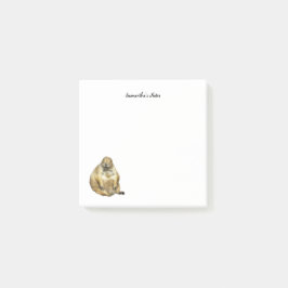 Bloco De Notas Pequenas Notas De Cachorro Da Pradaria Preta