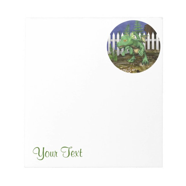 Bloco De Notas Pequeno Dragão (Frente)