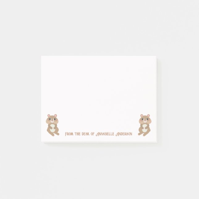 Bloco De Notas Pequenos Critres Hamsters (Frente)