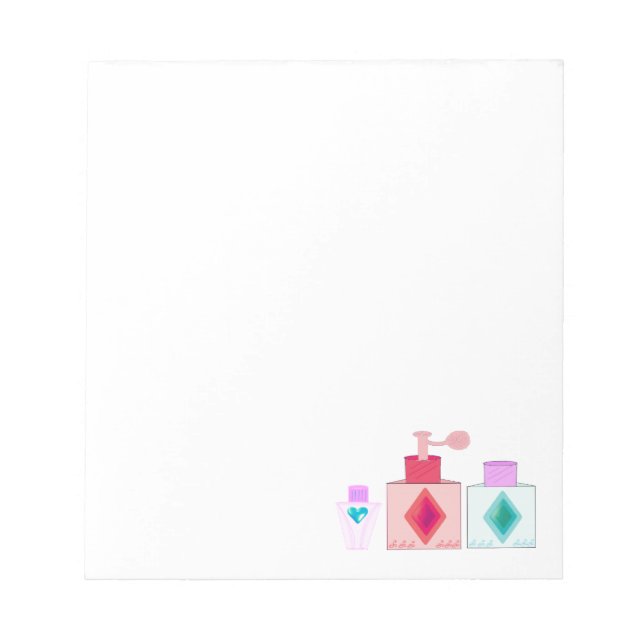 Bloco De Notas Perfumes e Loções (Frente)