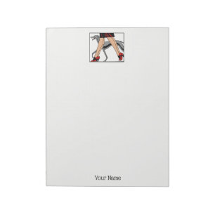 Bloco De Notas Pernas Arte Deco Mulheres Greyhound Whippet Dog R