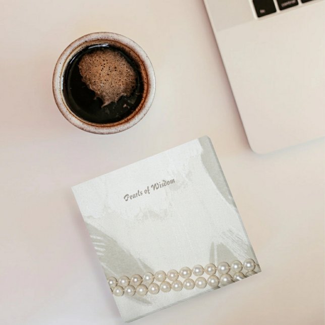 Bloco De Notas Pérolas Elegantes da Sabedoria (Criador carregado)