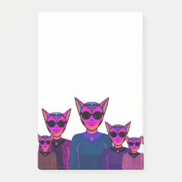 Bloco De Notas Personagens felinos
